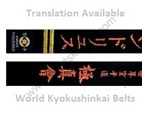 SPECIAL ORGANIZATION BELTS
